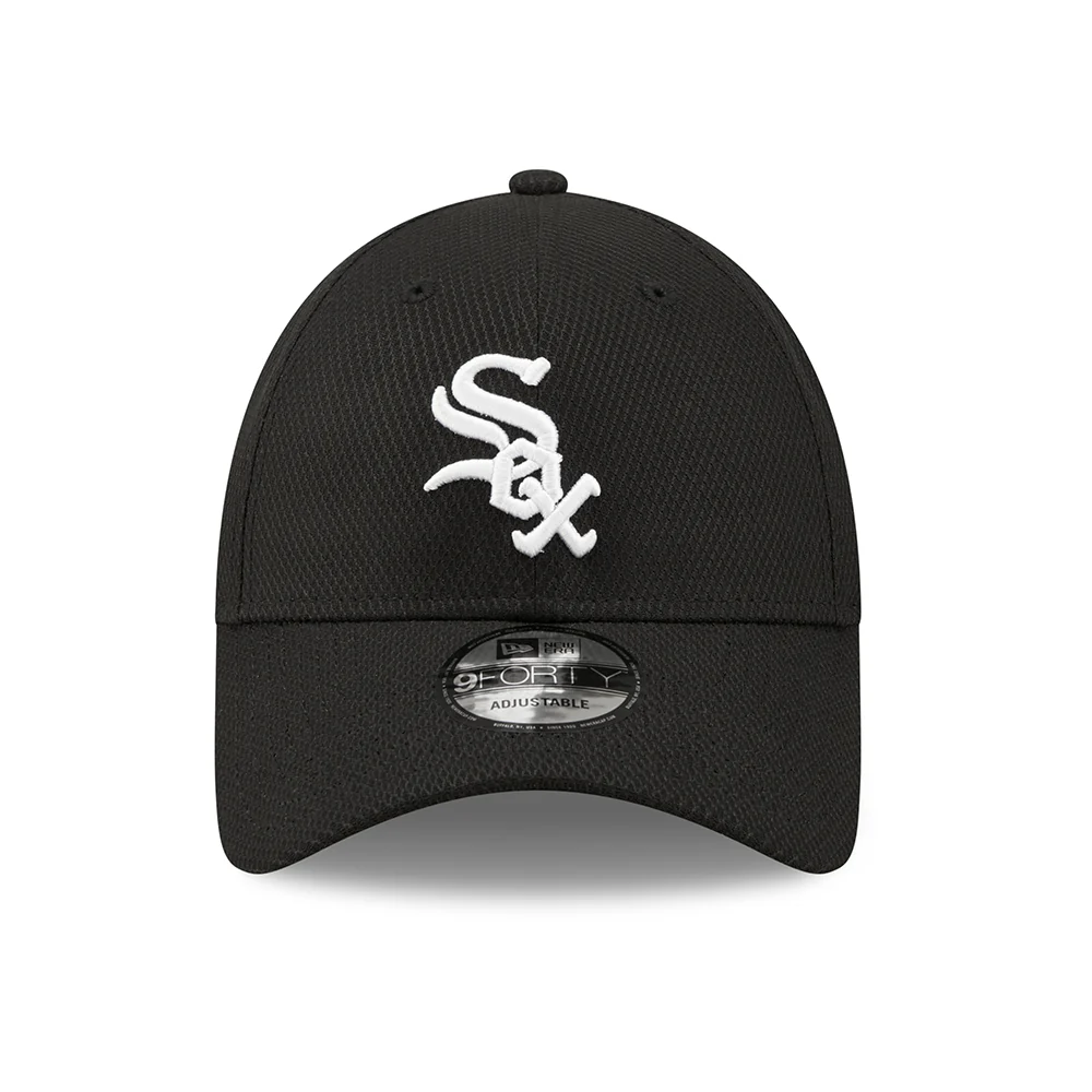 New Era 9FORTY Chicago White Sox Baseball Cap - MLB Diamond Era - Schwarz-Weiß - Image 2