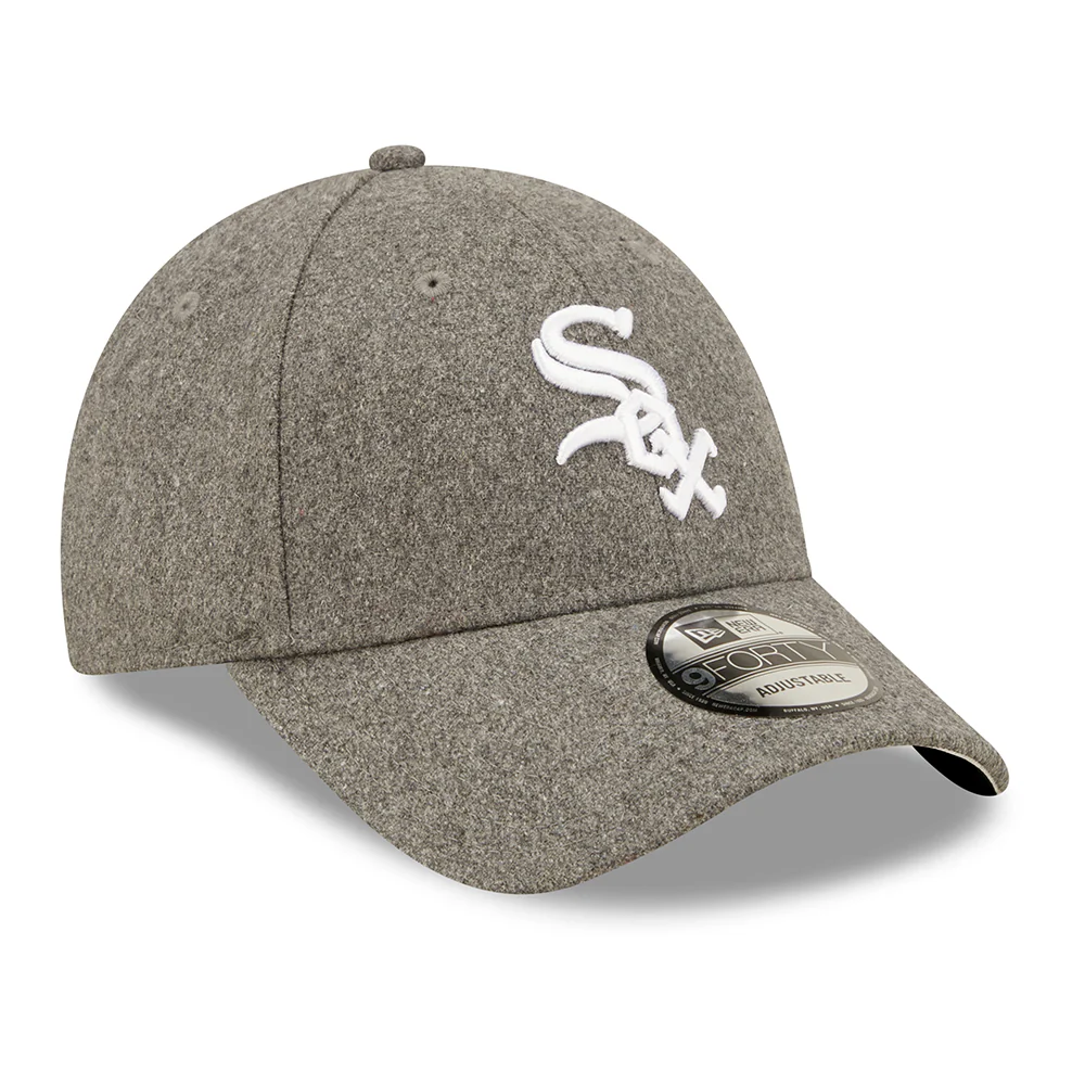 New Era 9FORTY Chicago White Sox Baseball Cap - MLB Melton The League - Grau-Weiß - Image 3