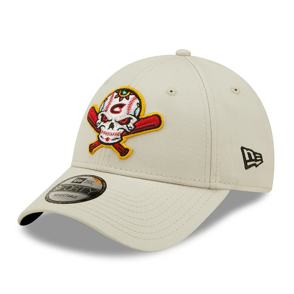 New Era 9FORTY Columbus Clippers Baseball Cap - Minor League - Steingrau