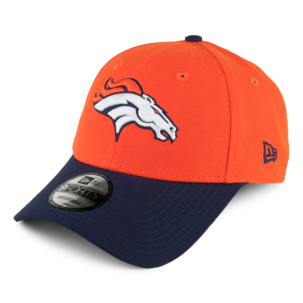 New Era 9FORTY Denver Broncos Cap - The League - Orange-Marineblau