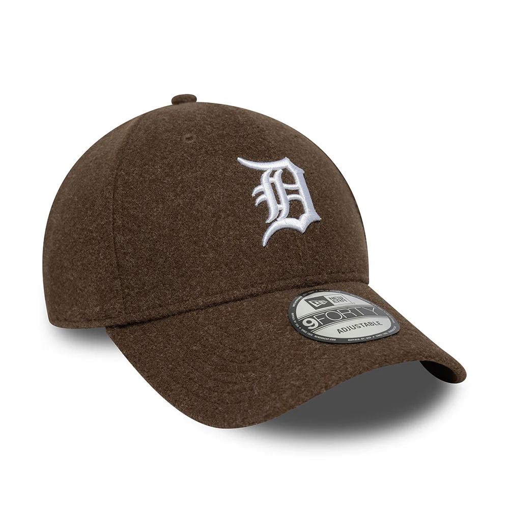 New Era 9FORTY Detroit Tigers Baseball Cap - MLB Melton - Braun-Weiß - Image 3