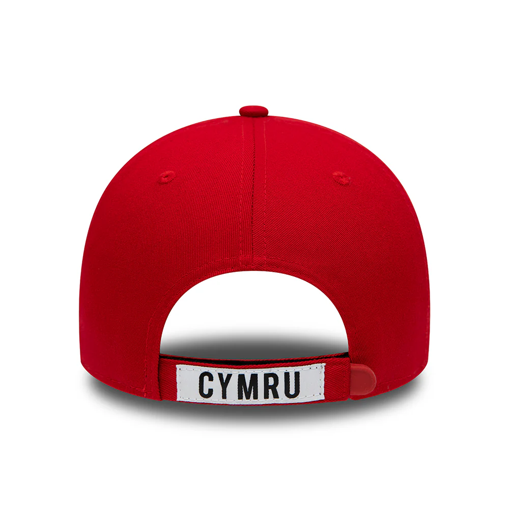 New Era 9FORTY Football Association of Wales Baseball Cap - Core - Scharlachrot-Grün - Image 4