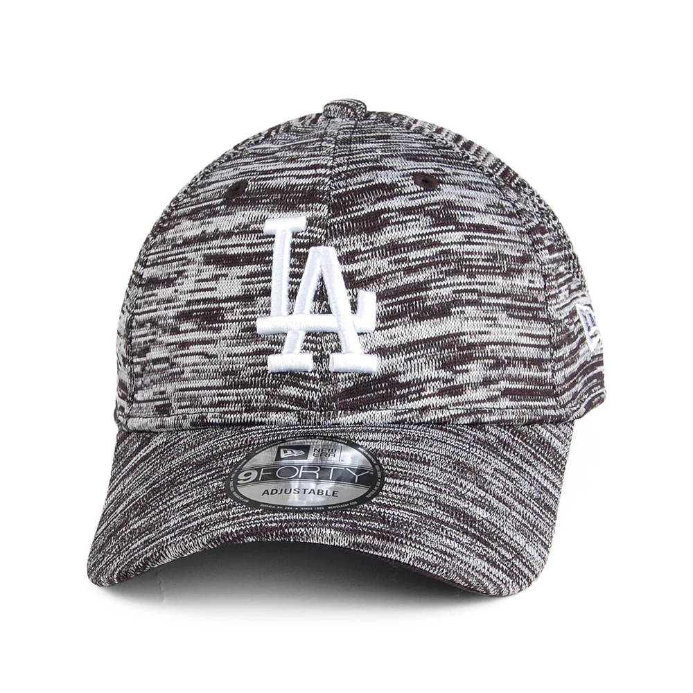 New Era 9FORTY L.A. Dodgers Baseball Cap - Engineered Fit - Schwarz Meliert - Image 2