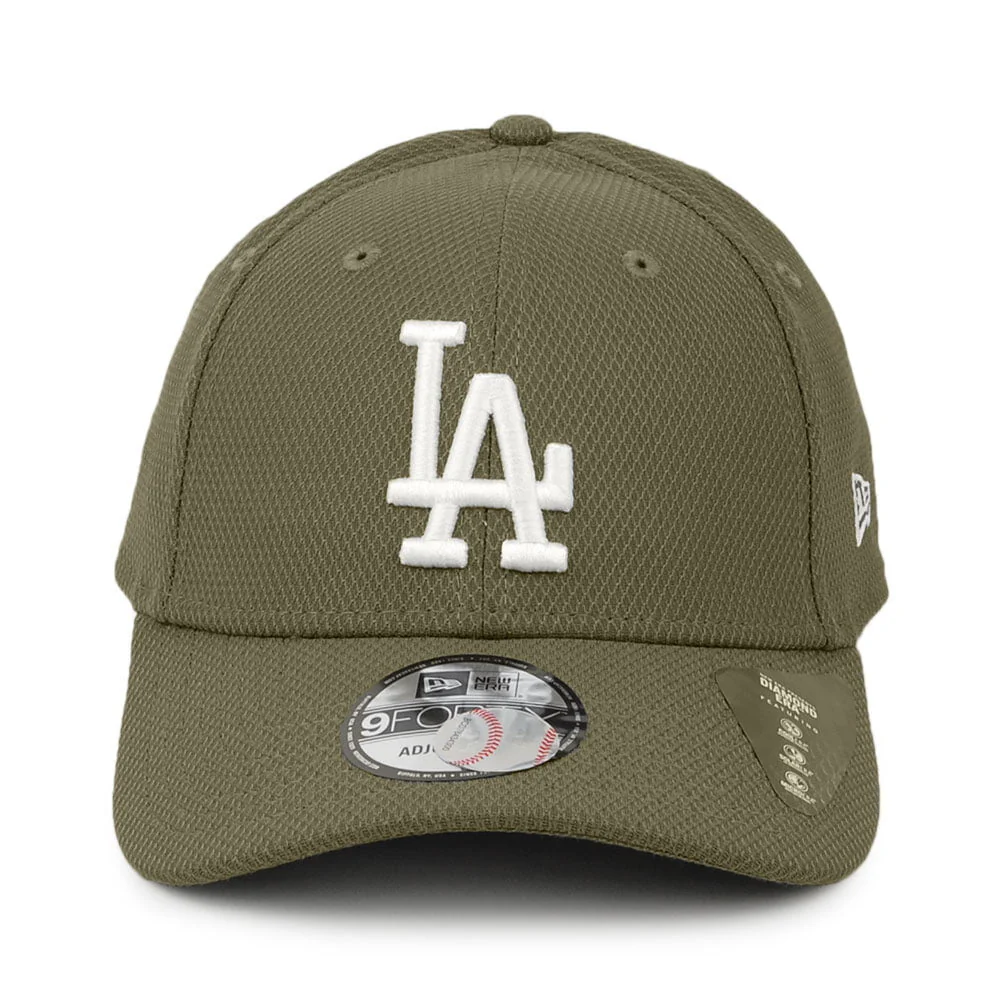 New Era 9FORTY L.A. Dodgers Baseball Cap - MLB Diamond Era Essential - Olivgrün - Image 2