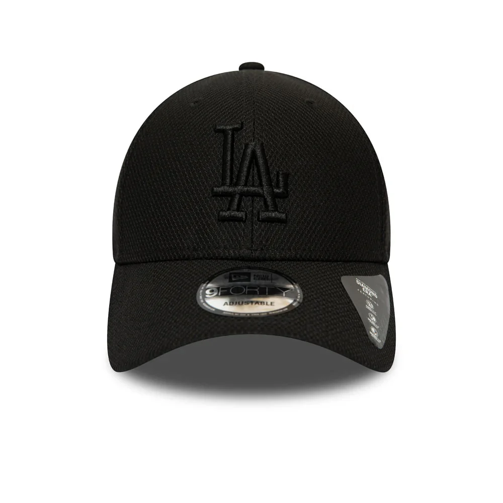 New Era 9FORTY L.A. Dodgers Baseball Cap - MLB Diamond Era Essential - Schwarz - Image 2