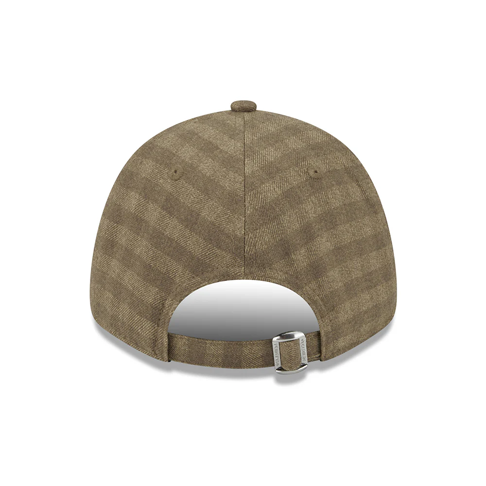 New Era 9FORTY L.A. Dodgers Baseball Cap - MLB Flannel - Kamel-Weiß - Image 4
