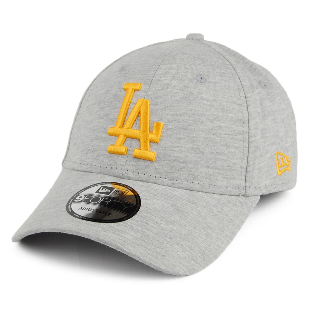 New Era 9FORTY L.A. Dodgers Baseball Cap - MLB Jersey Essential - Grau-Gelb