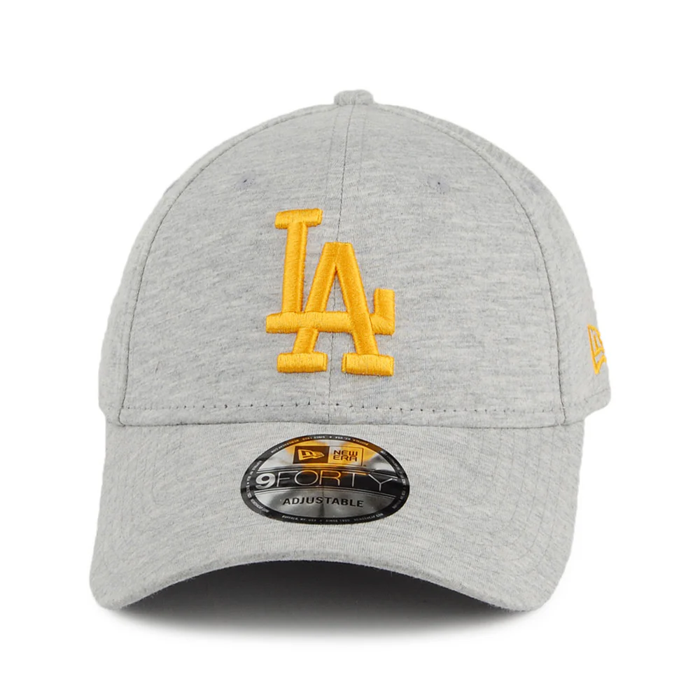 New Era 9FORTY L.A. Dodgers Baseball Cap - MLB Jersey Essential - Grau-Gelb - Image 2