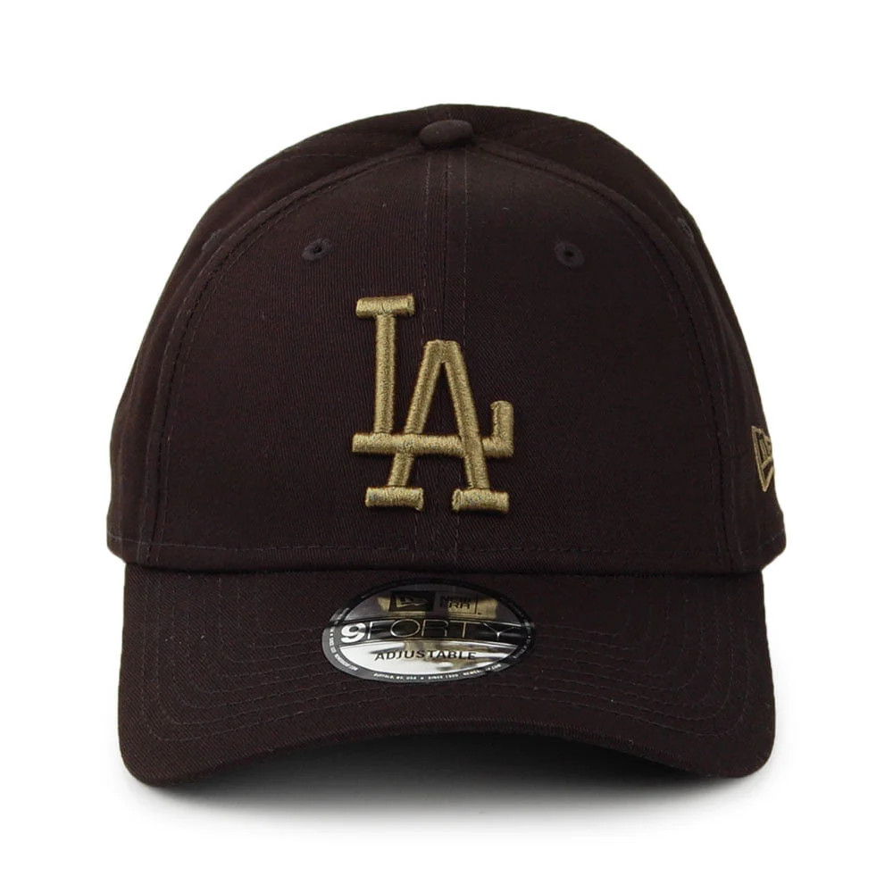 New Era 9FORTY L.A. Dodgers Baseball Cap - MLB League Basic - Schwarz-Olivgrün - Image 2