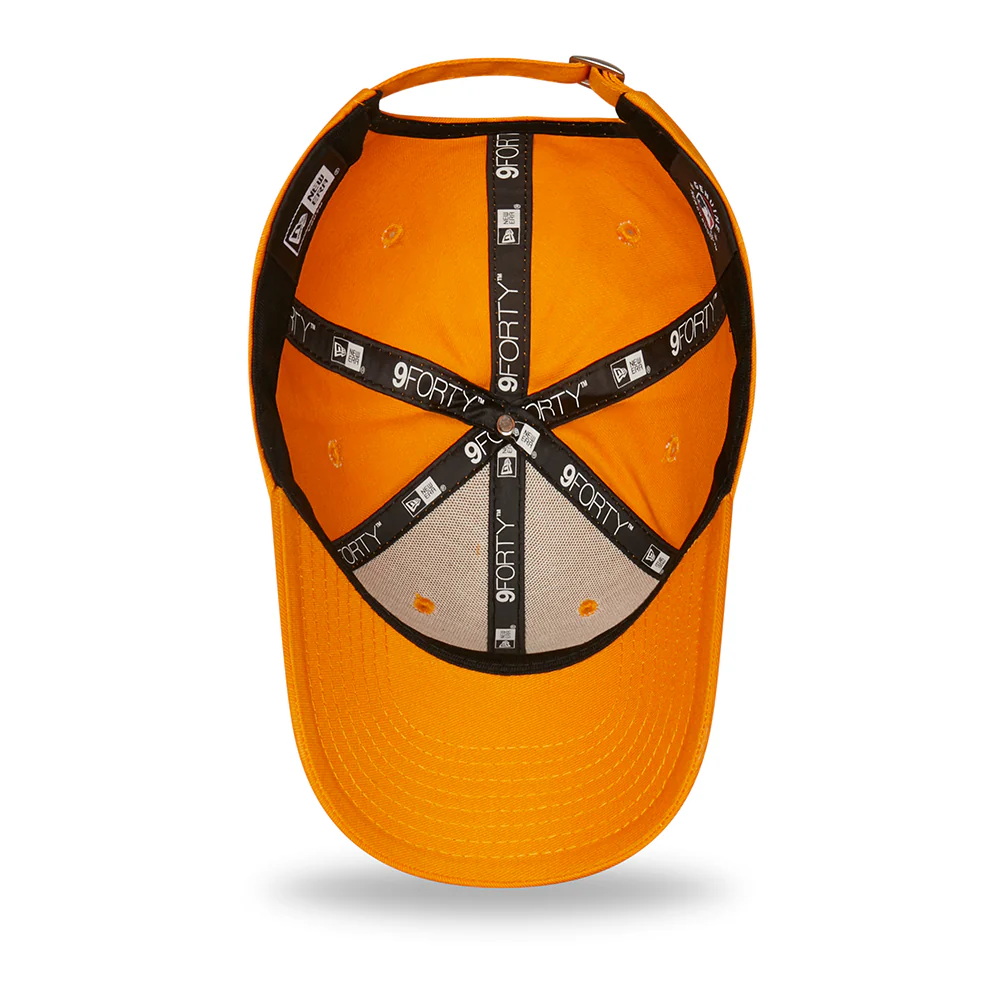 New Era Kinder 9FORTY L.A. Dodgers Baseball Cap - MLB League Essential II - Orange-Schwarz - Image 4