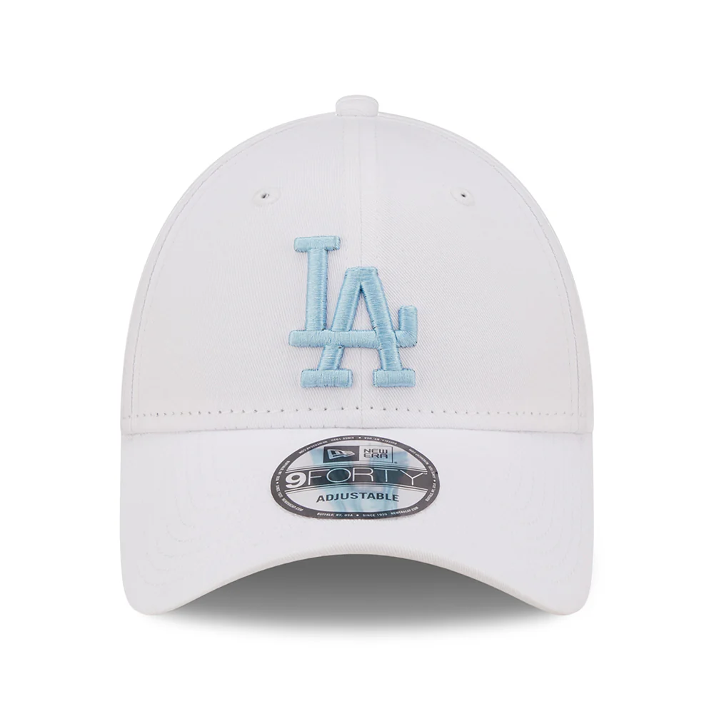 New Era 9FORTY L.A. Dodgers Baseball Cap - MLB League Essential - Weiß-Hellblau - Image 2