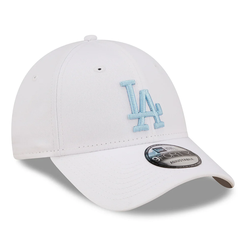 New Era 9FORTY L.A. Dodgers Baseball Cap - MLB League Essential - Weiß-Hellblau - Image 3