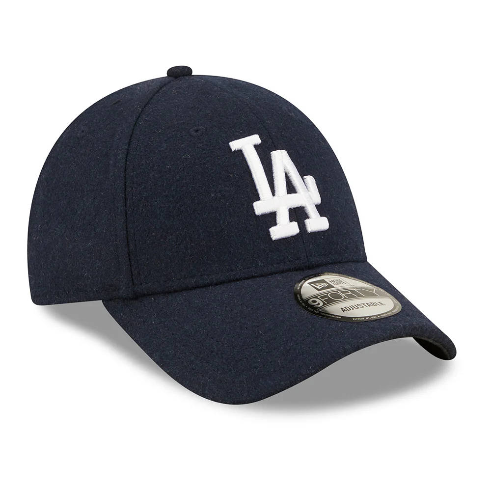 New Era 9FORTY L.A. Dodgers Baseball Cap - MLB Melton The League - Marineblau-Weiß - Image 3