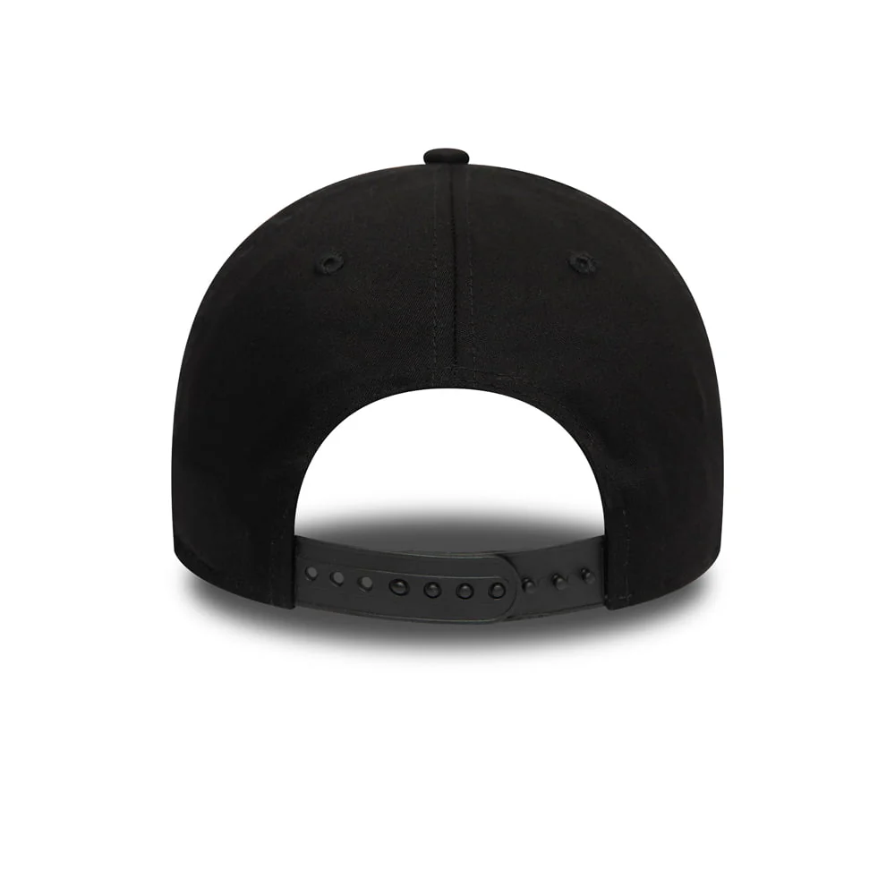New Era 9FORTY L.A. Dodgers Baseball Cap MLB Stretch Snap - Schwarz auf Schwarz - Image 4