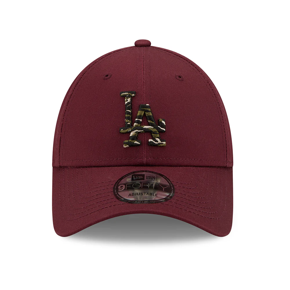 New Era 9FORTY L.A. Dodgers Baseball Cap - MLB Wild Camo - Kastanienbraun - Image 2