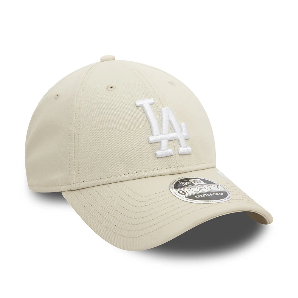 New Era 9FORTY L.A. Dodgers Snapback Cap - MLB Stretch Snap - Steingrau-Weiß - Image 3