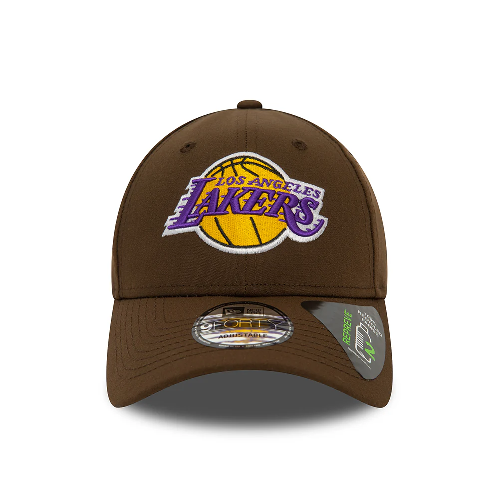 New Era 9FORTY L.A. Lakers Baseball Cap - NBA Repreve - Braun - Image 2