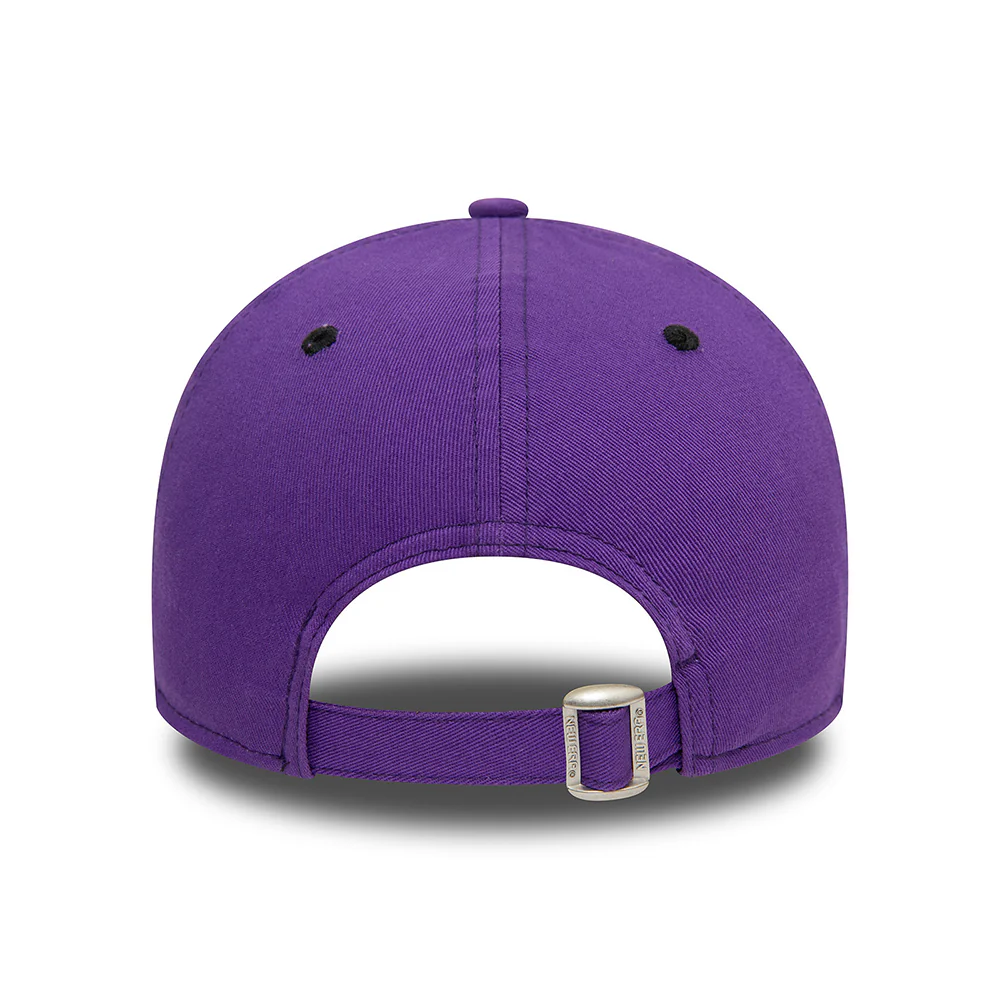 New Era 9FORTY L.A. Lakers Baseball Cap - NBA Side Patch - Lila-Schwarz - Image 5