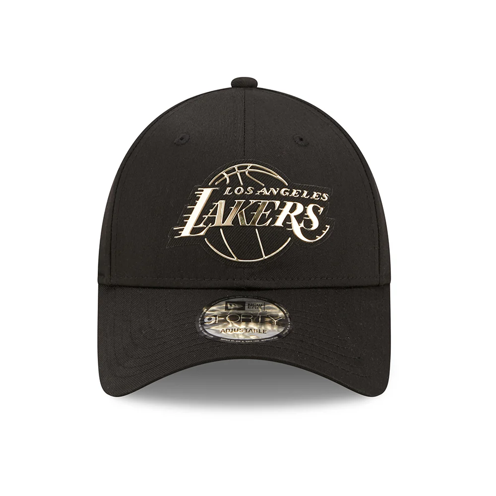 New Era 9FORTY L.A. Lakers Snapback Cap - NBA Foil Logo - Schwarz - Image 2
