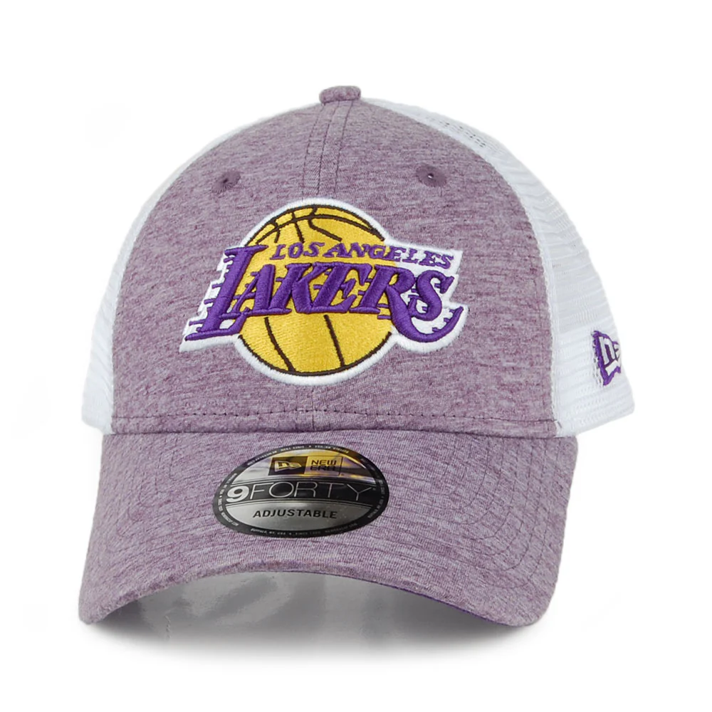New Era 9FORTY L.A. Lakers Trucker Cap - NBA Summer League - Lila-Weiß - Image 2