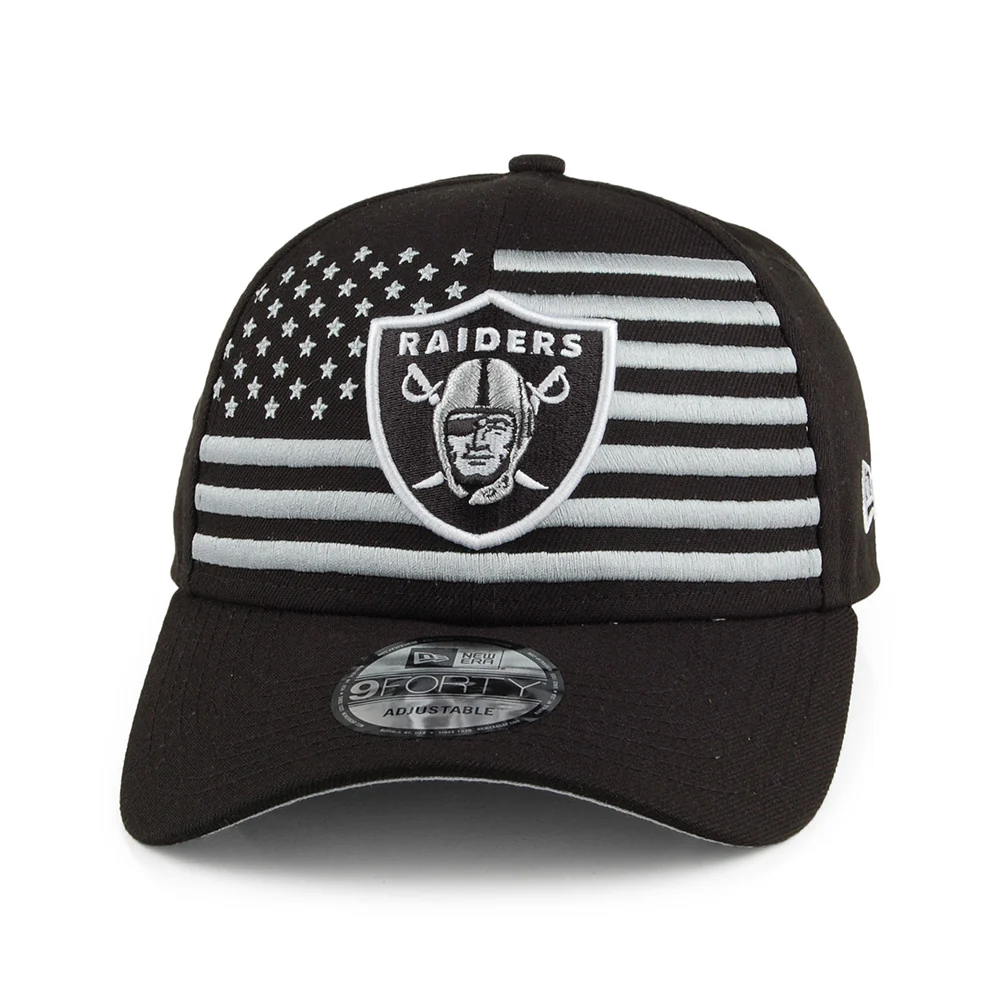 New Era 9FORTY Las Vegas Raiders Baseball Cap - NFL Draft - Schwarz-Grau - Image 2