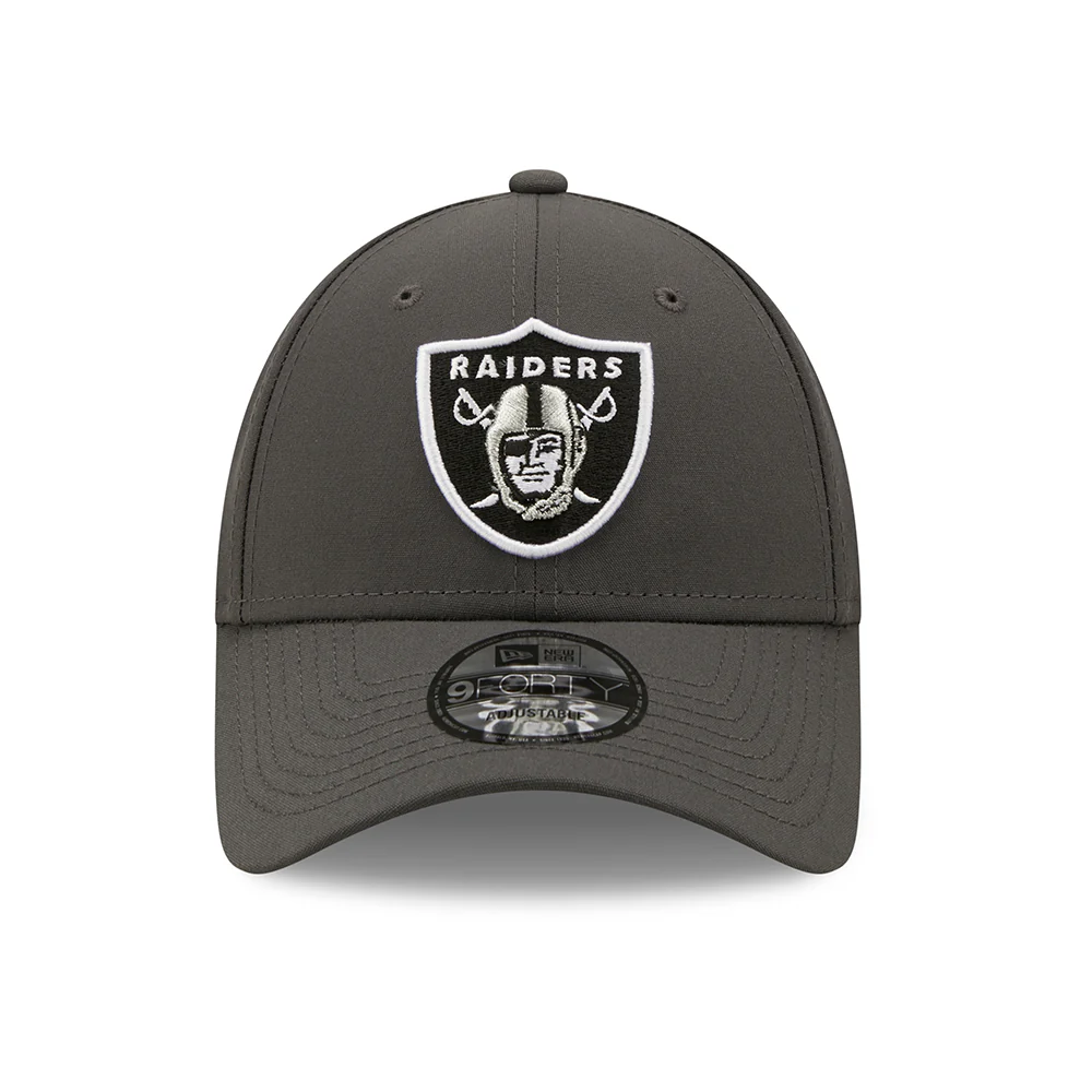 New Era 9FORTY Las Vegas Raiders Baseball Cap - NFL Monochrome - Graphitgrau - Image 2