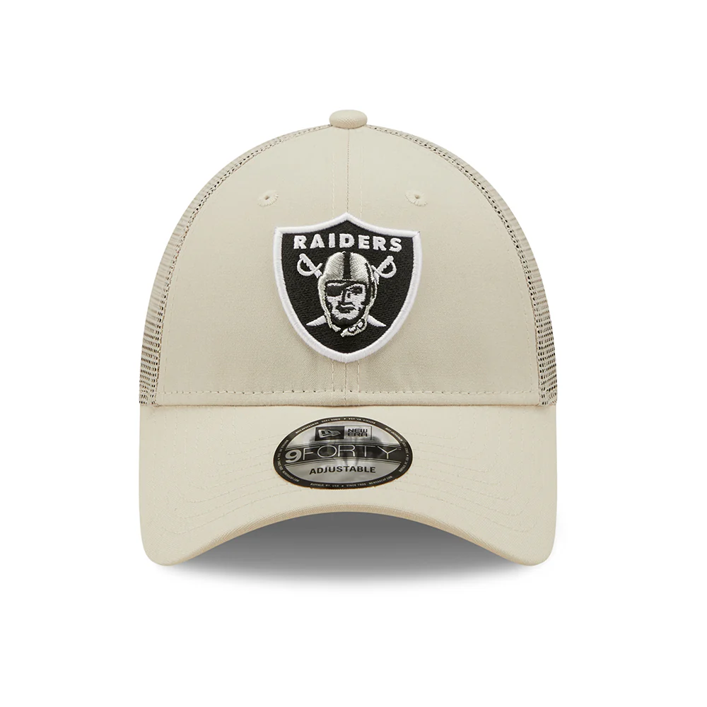 New Era 9FORTY Las Vegas Raiders Trucker Cap - NFL Home Field - Steingrau - Image 2