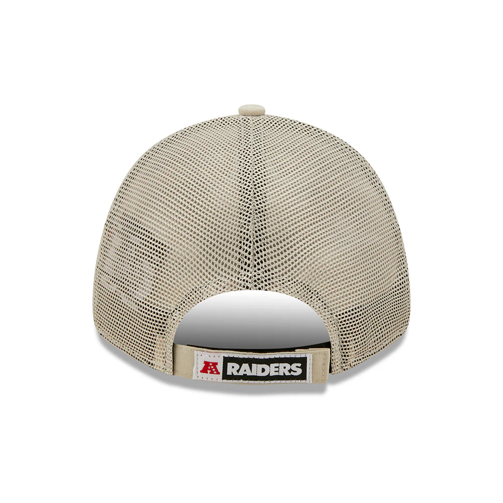New Era 9FORTY Las Vegas Raiders Trucker Cap - NFL Home Field - Steingrau - Image 3