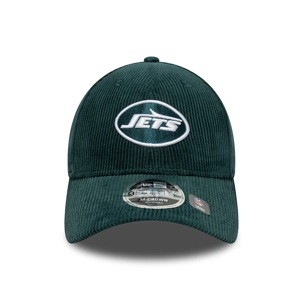 New Era 9FORTY New York Jets Baseball Cap - NFL Cord - Tiefes Türkis - Image 2