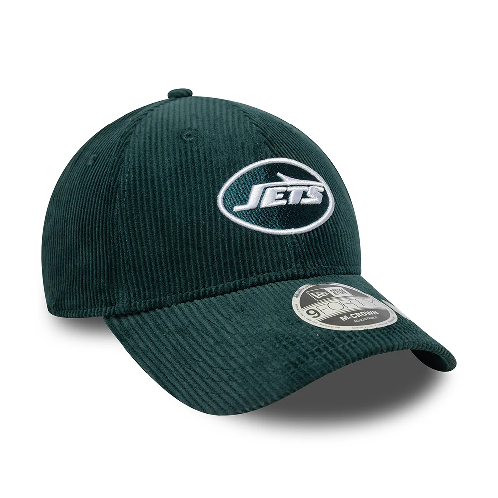 New Era 9FORTY New York Jets Baseball Cap - NFL Cord - Tiefes Türkis - Image 3