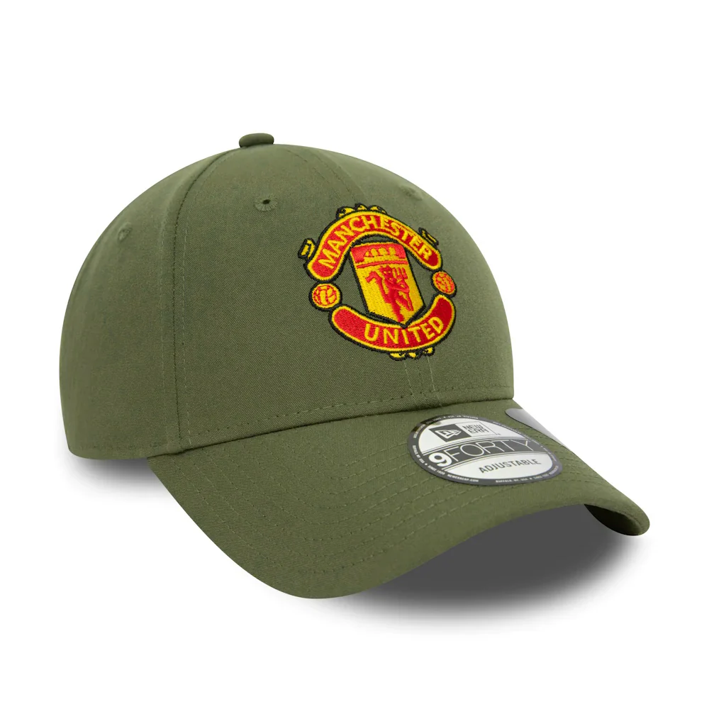 New Era 9FORTY Manchester United FC Baseball Cap - Repreve Seasonal Pop - Olivgrün - Image 3