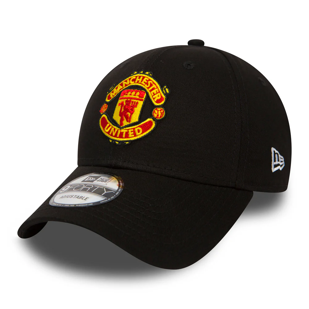 New Era 9FORTY Manchester United FC Baseball Cap - Schwarz