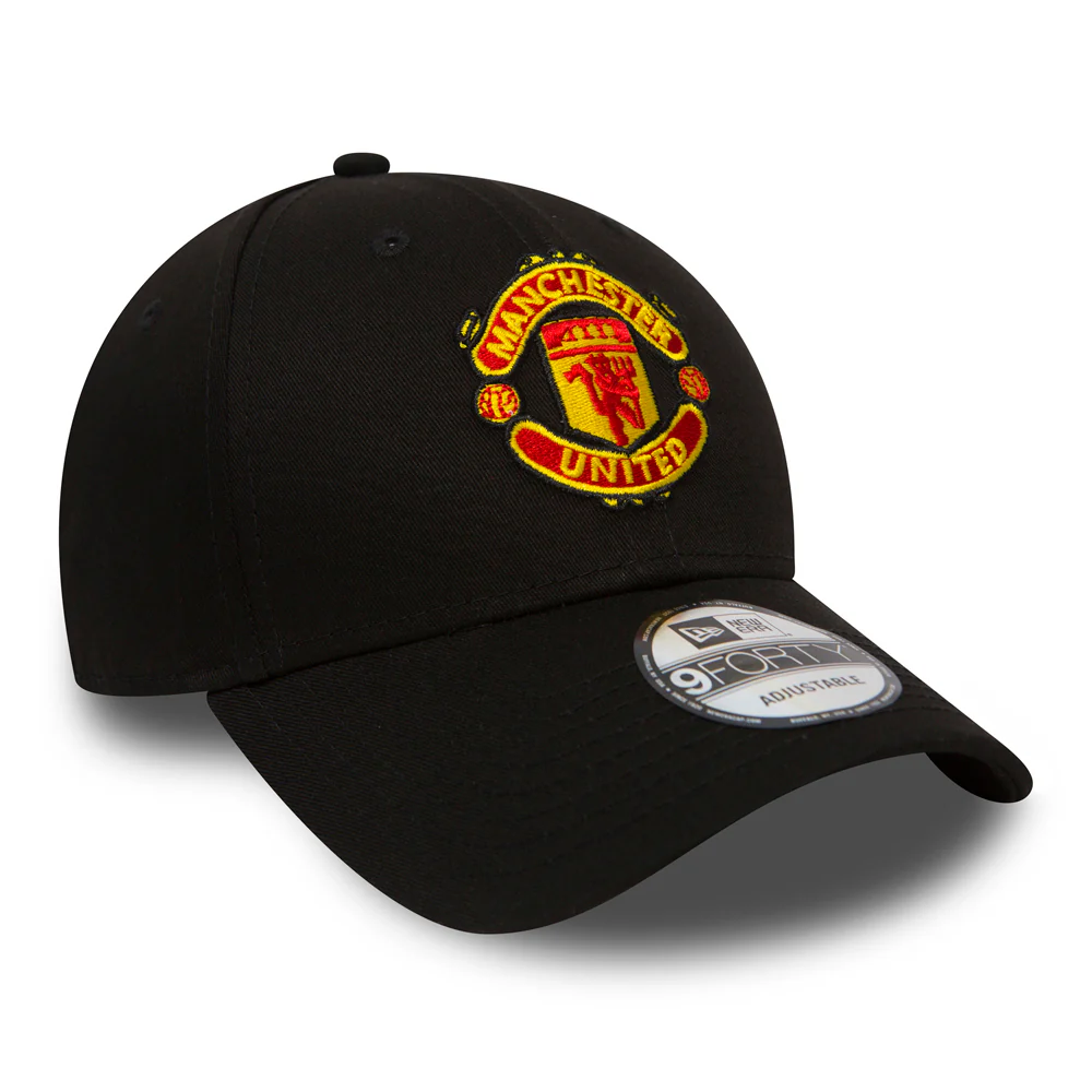 New Era 9FORTY Manchester United FC Baseball Cap - Schwarz - Image 2