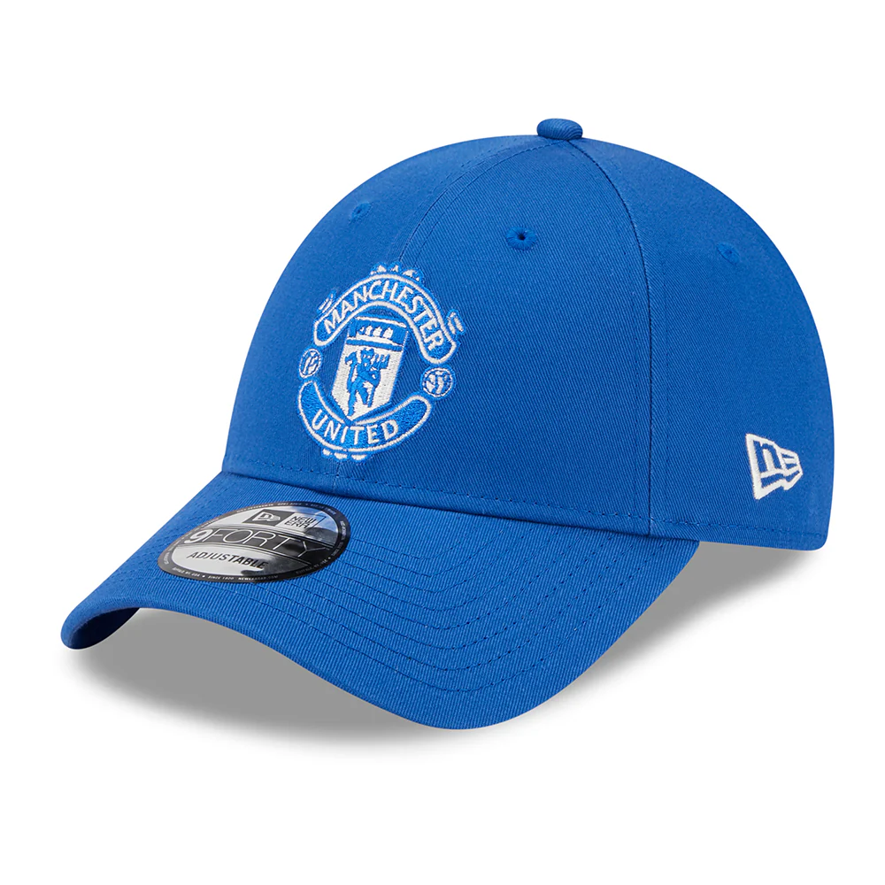 New Era 9FORTY Manchester United FC Baseball Cap - Seasonal - Azurblau