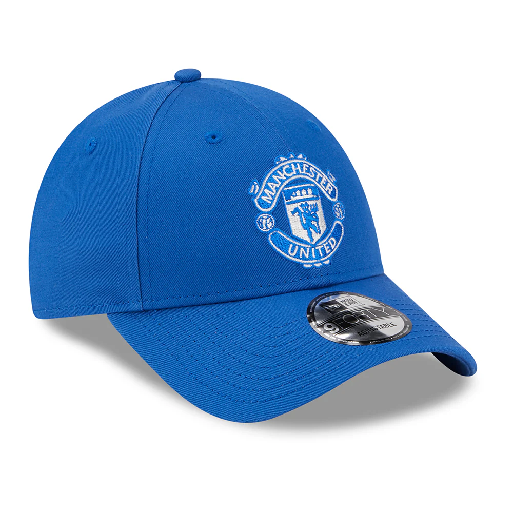 New Era 9FORTY Manchester United FC Baseball Cap - Seasonal - Azurblau - Image 3