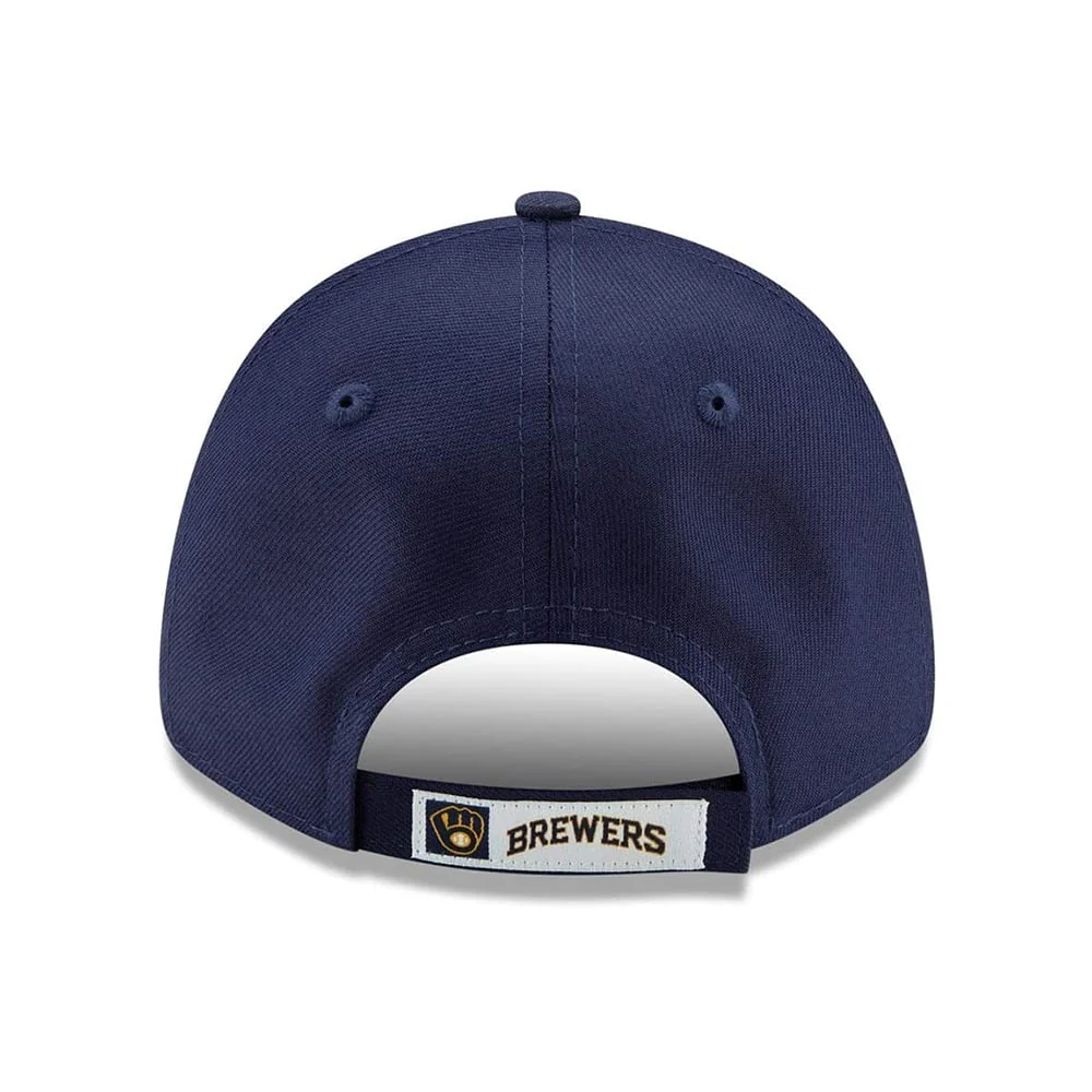 New Era 9FORTY Milwaukee Brewers Baseball Cap MLB The League - Marineblau - Image 3