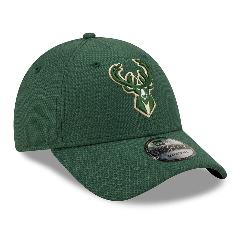 New Era 9FORTY Milwaukee Bucks Baseball Cap - NBA Diamond Era - Grün - Image 3