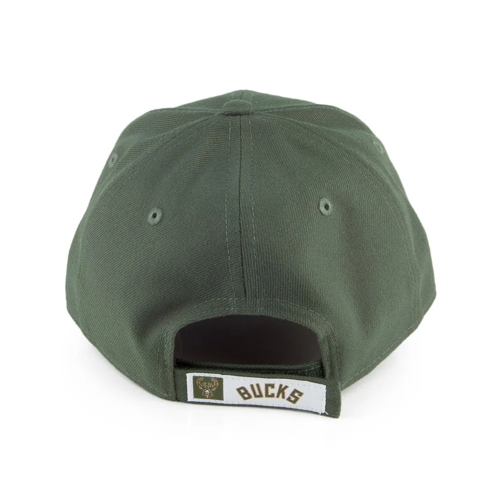 New Era 9FORTY Milwaukee Bucks Baseball Cap - NBA The League - Dunkelgrün - Image 3