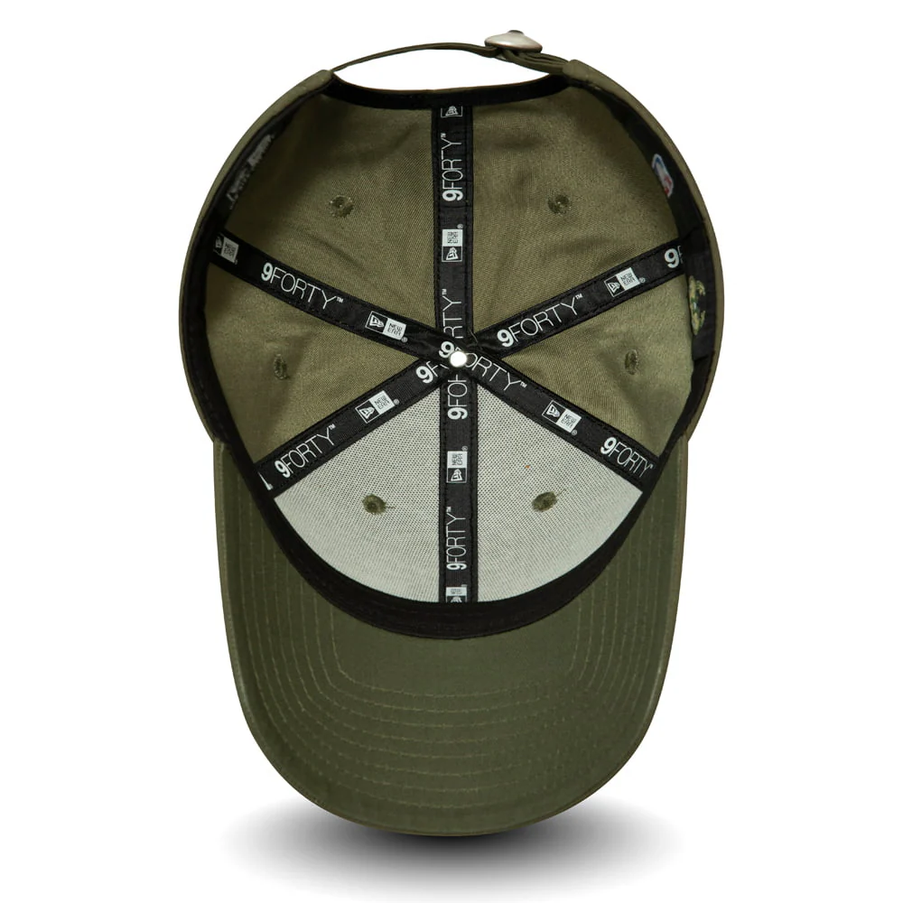 New Era 9FORTY Milwaukee Bucks Baseball Cap NBA Tonal Nylon - Olivgrün - Image 5