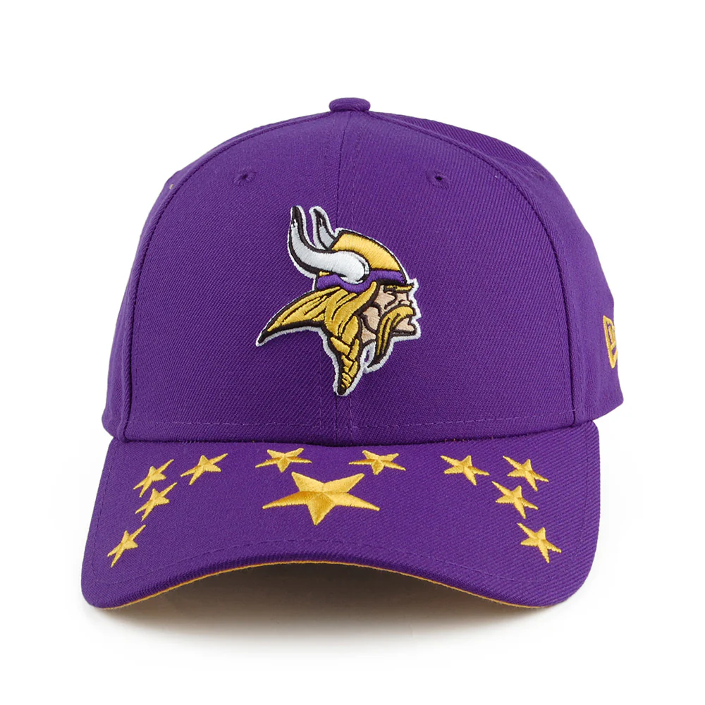 New Era 9FORTY Minnesota Vikings Baseball Cap - NFL Draft - Lila - Image 2