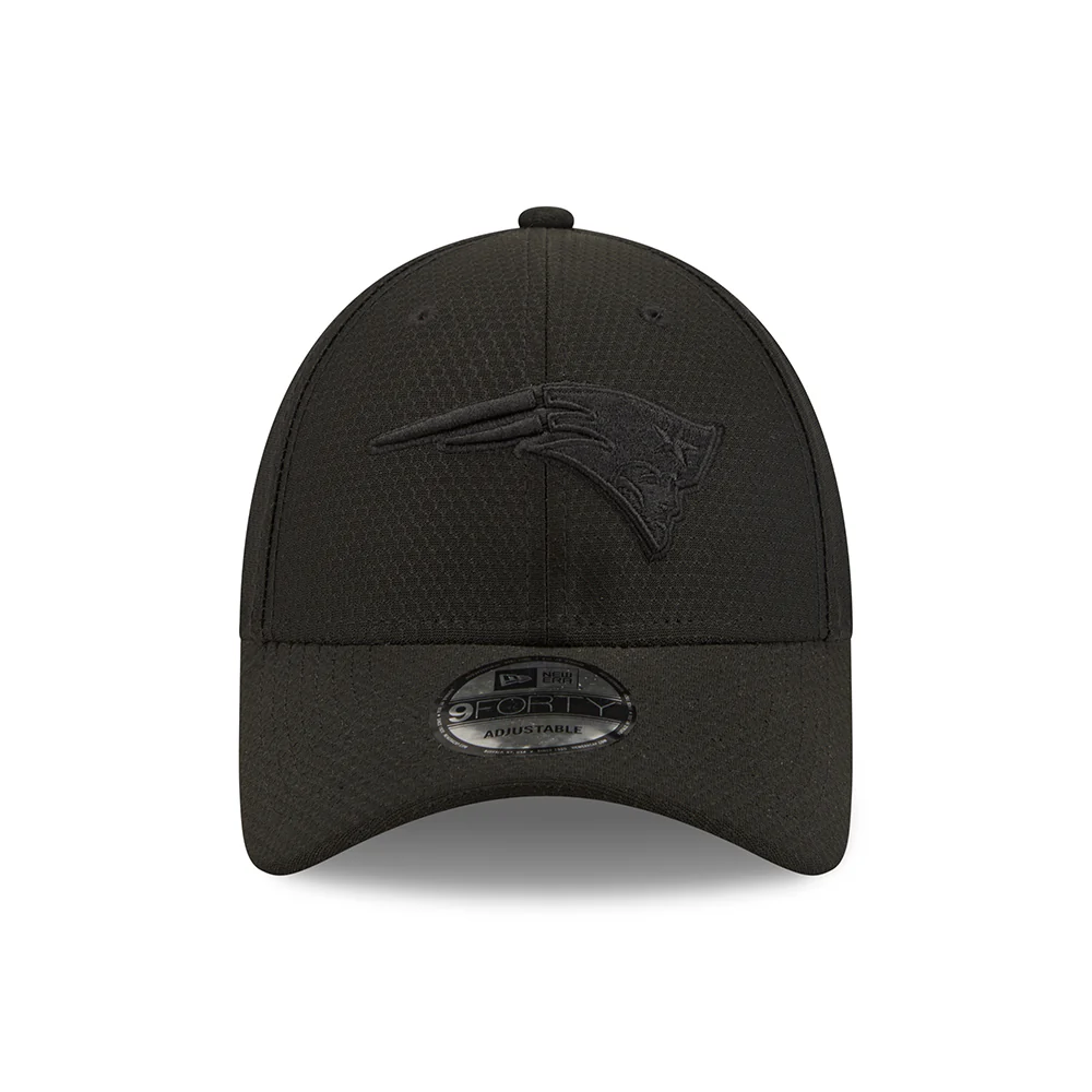 New Era 9FORTY New England Patriots Baseball Cap - NFL Mono Team Colour - Schwarz - Image 2