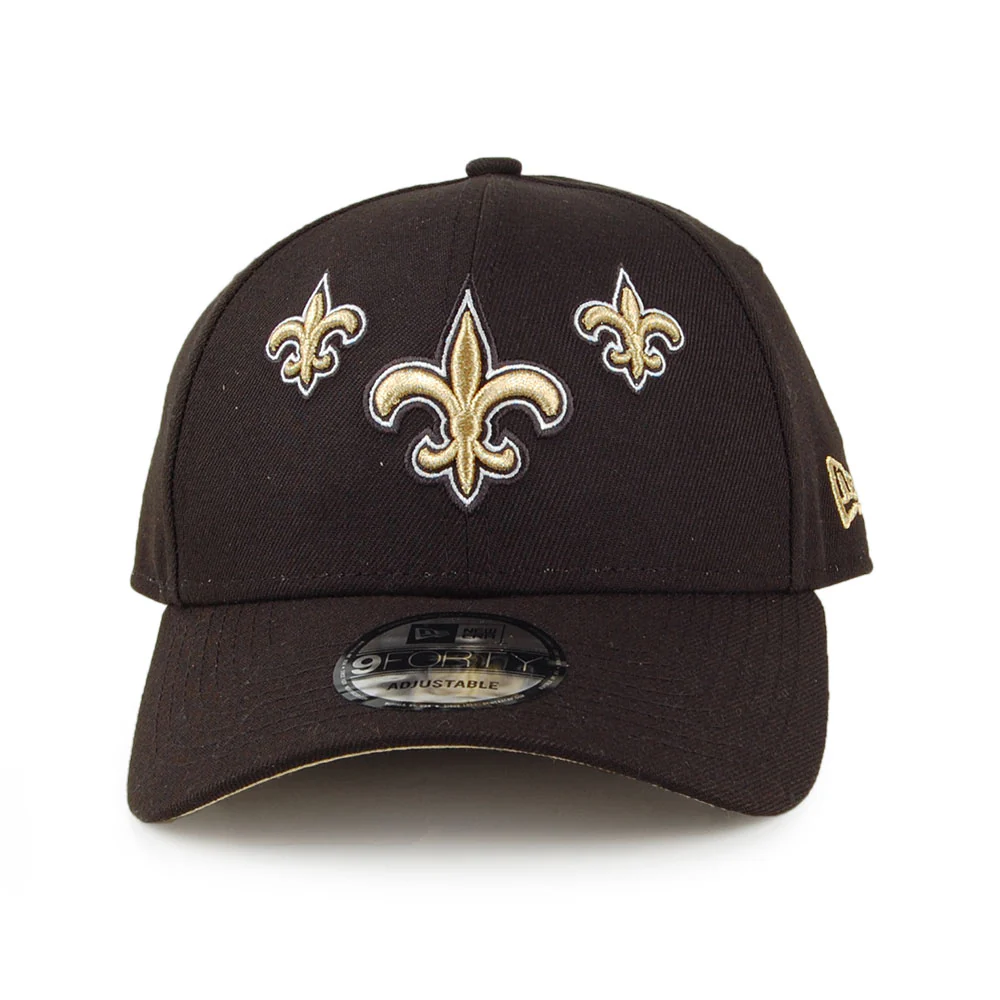 New Era 9FORTY New Orleans Saints Baseball Cap - NFL Draft - Schwarz-Gold - Image 2