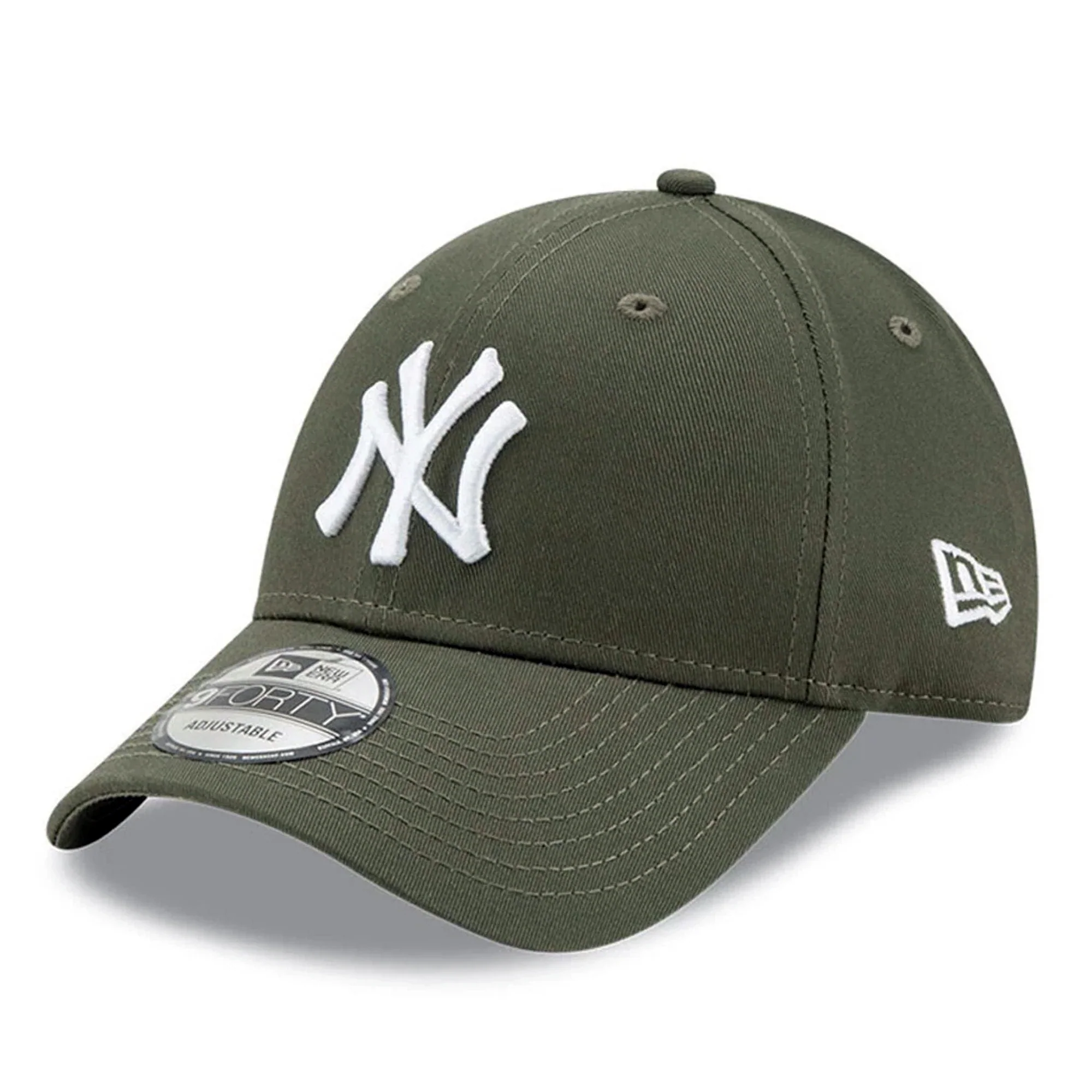 New Era 9FORTY New York Yankees Baseball Cap - MLB League Essential II - Olivgrün