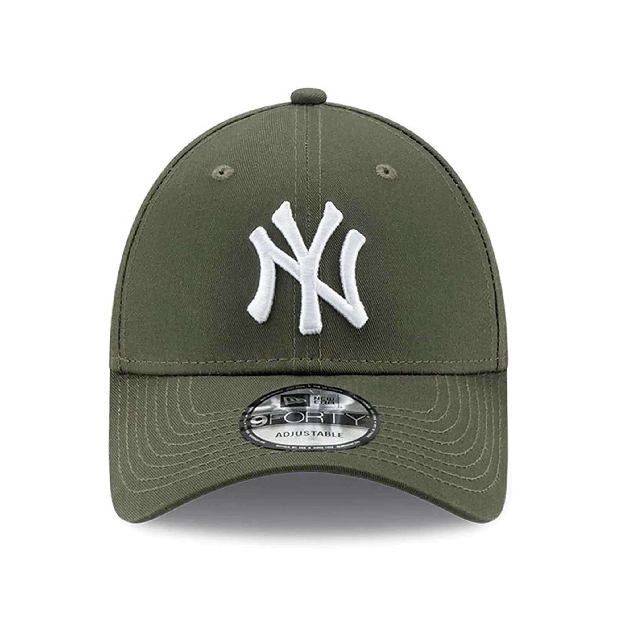 New Era 9FORTY New York Yankees Baseball Cap - MLB League Essential II - Olivgrün - Image 2
