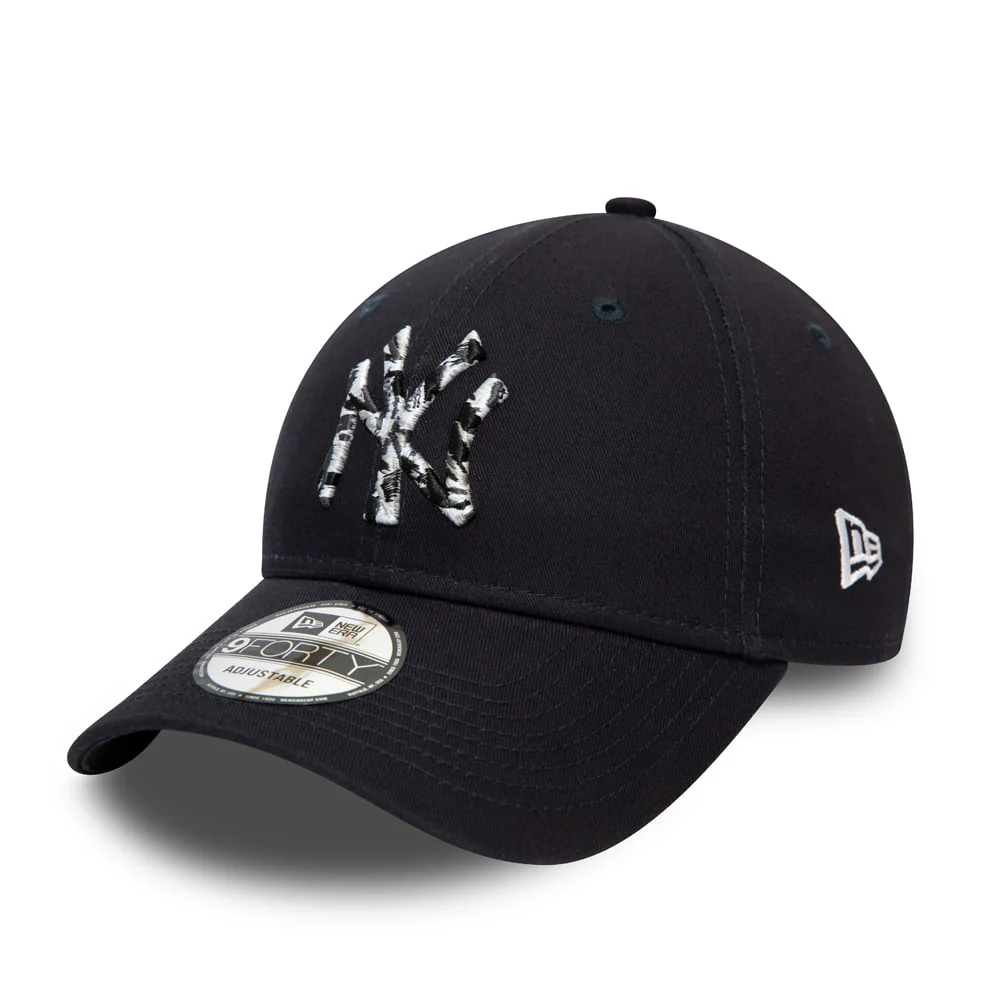 New Era 9FORTY New York Yankees Baseball Cap - MLB Camo Infill II - Marineblau