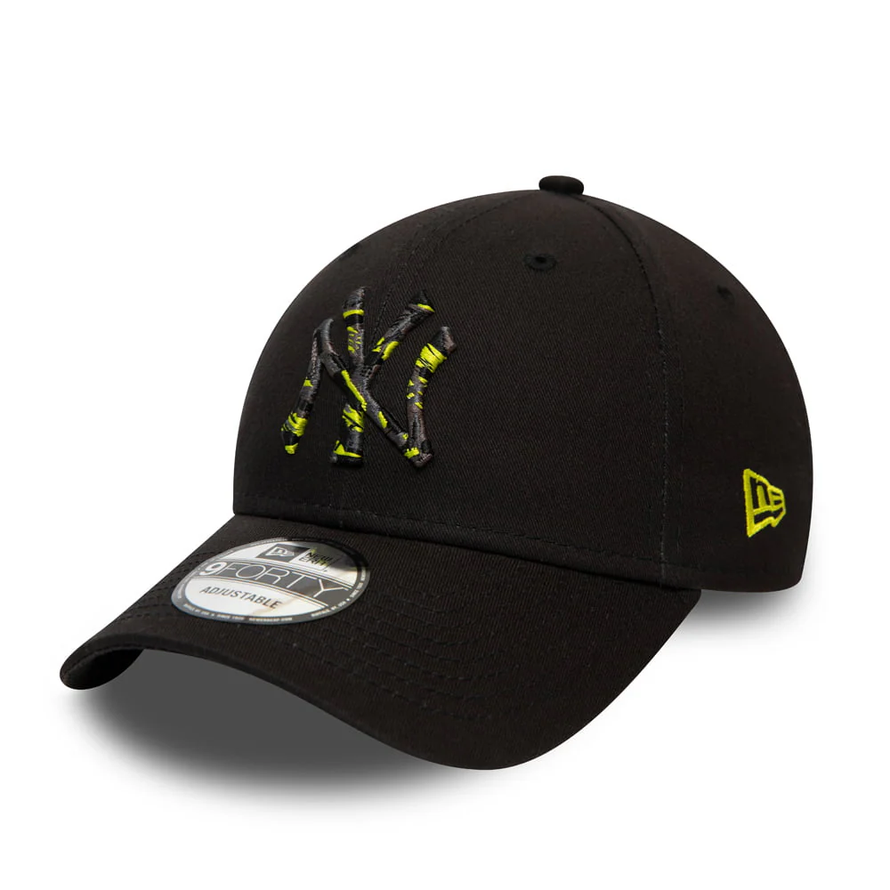 New Era 9FORTY New York Yankees Baseball Cap - MLB Camo Infill II - Schwarz