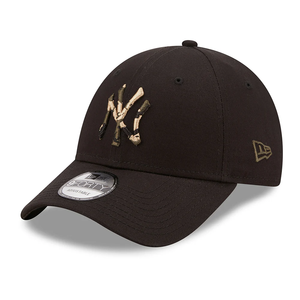 New Era 9FORTY New York Yankees Baseball Cap - MLB Camo Infill - Schwarz-Tarnfarben
