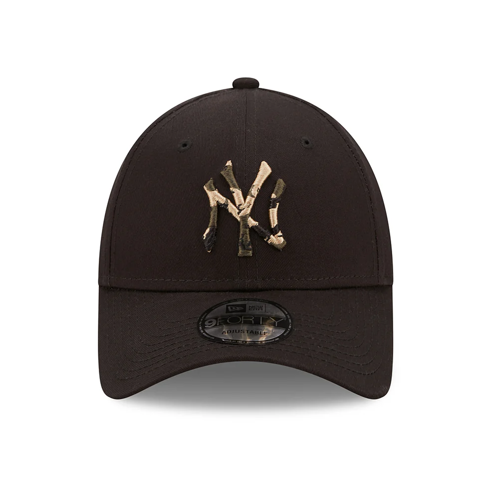 New Era 9FORTY New York Yankees Baseball Cap - MLB Camo Infill - Schwarz-Tarnfarben - Image 2