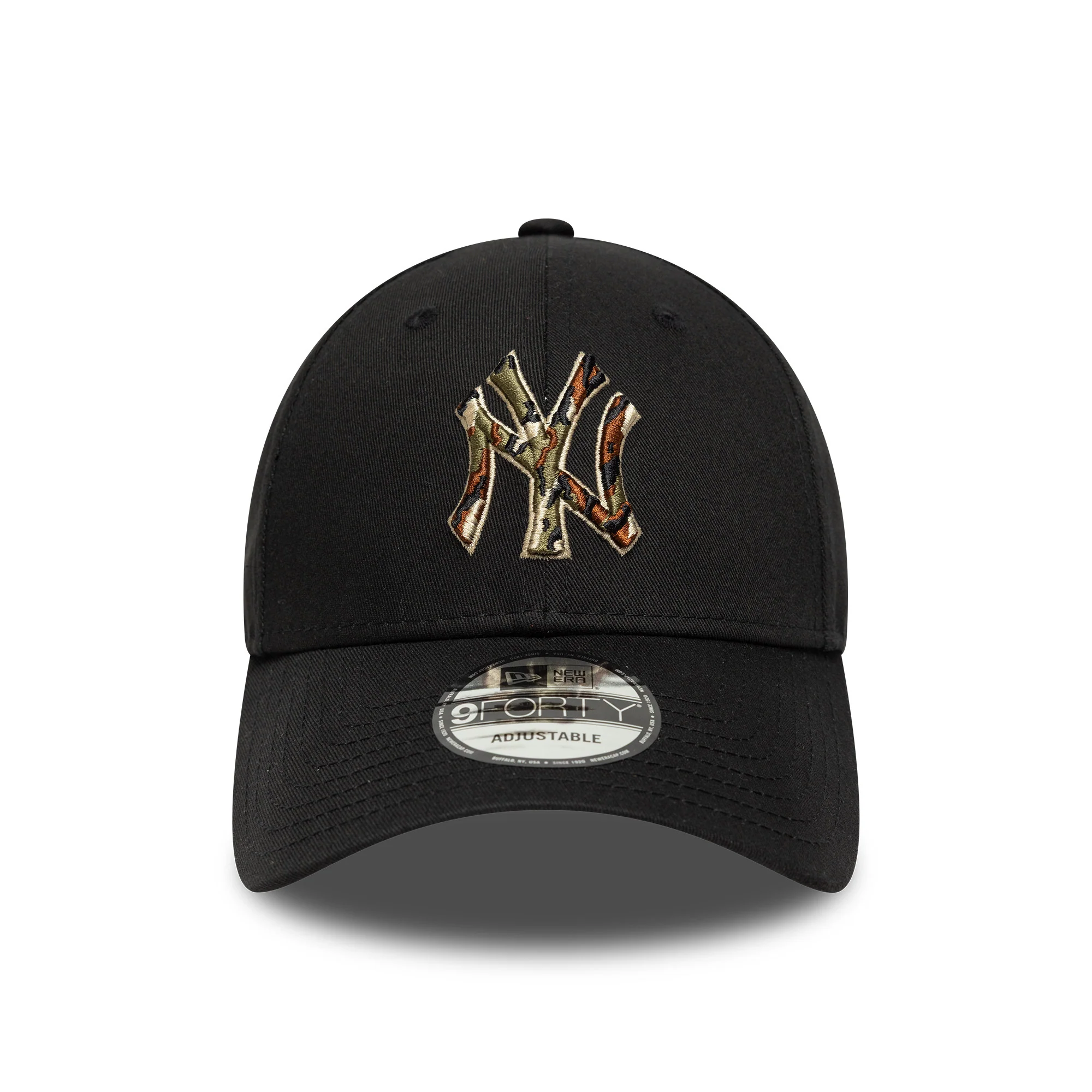 New Era 9FORTY New York Yankees Baseball Cap - MLB Camo Infilll - Schwarz - Image 2