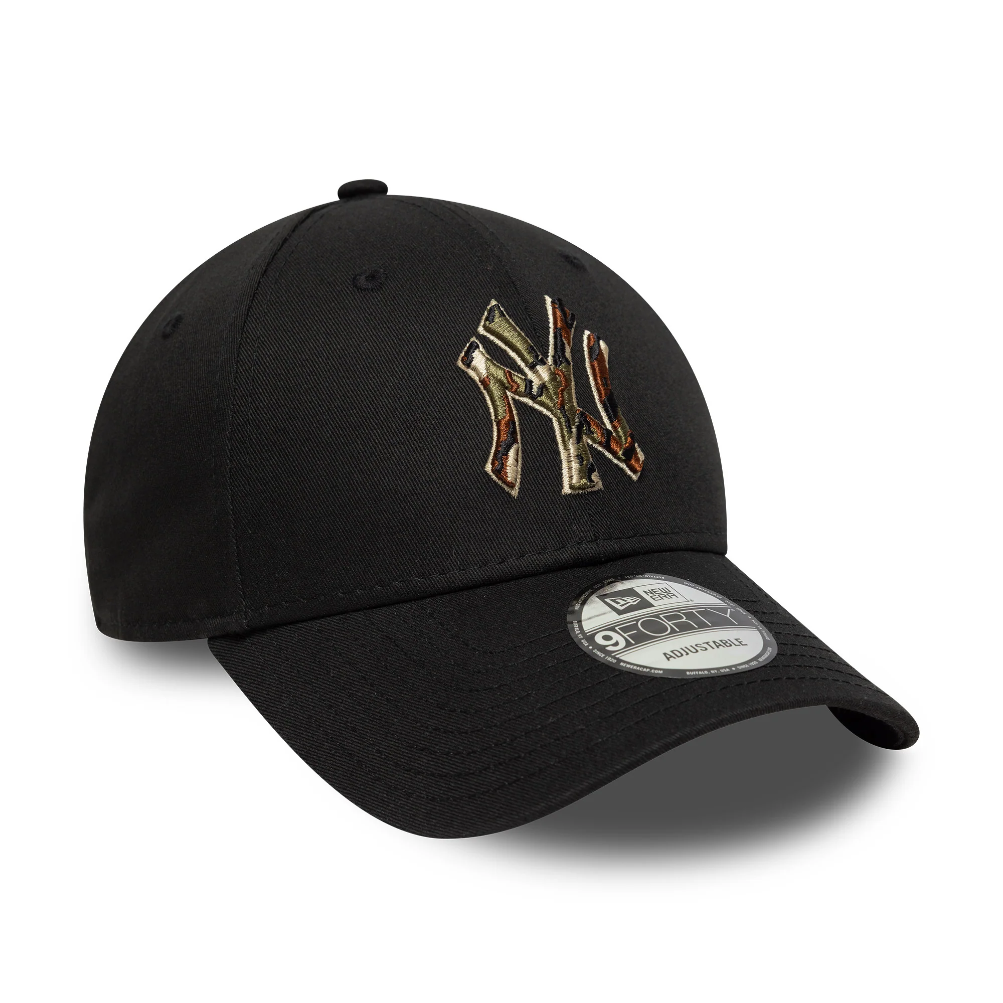 New Era 9FORTY New York Yankees Baseball Cap - MLB Camo Infilll - Schwarz - Image 3